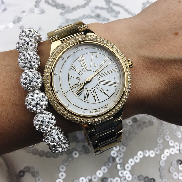 Michael Kors Accessories - Michael Kors gold taryn celestial glitzy watch❤️